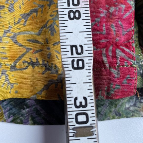 Bermuda Trapper Hawaiian Shirt Womens's Size 3X Colorful Button Up Tiki Resort - Picture 9 of 9